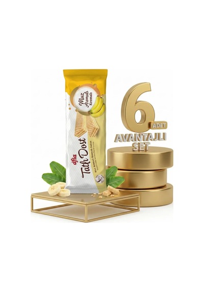 Afia Tatlı Dost Muz Kremalı Gofret 6x140 Gr