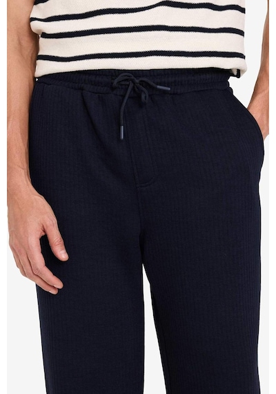 Defacto Wide Leg Cepli Geniş Paça Dokulu Eşofman Altı E9433ax25aunv253 Lacivert-nv253