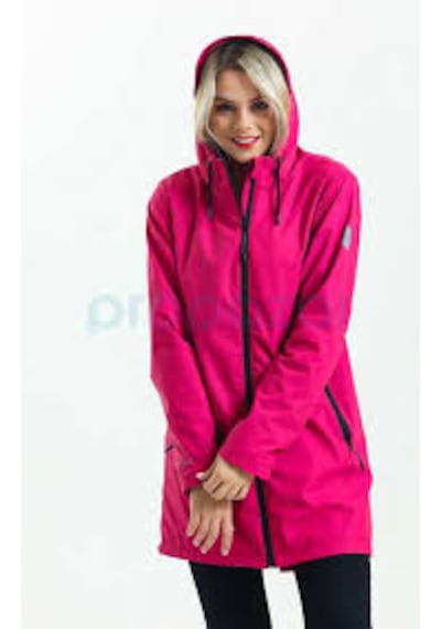 T Rain Pu Raincoat L Beden Pembe Kadınyağmurluk Pembe