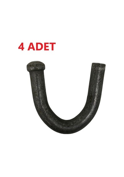 Kasa Bağlantı Ekipmanları Kanca Yuvarlağı-4 Adet - 12 Mm