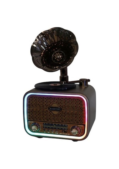 Everton Rt-709 Gramafonlu Bluetooth Fm-usb-tf-aux Şarjlı Nostaljik Radyo