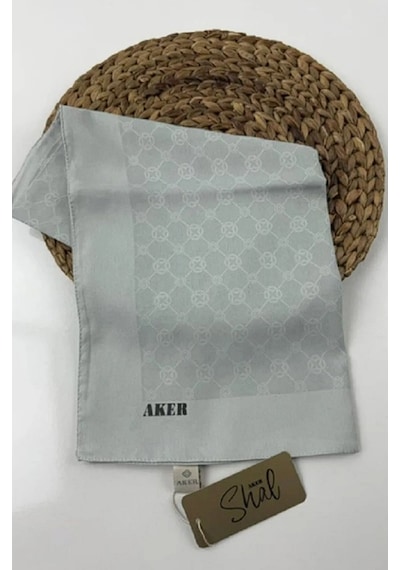 Aker Dama Monogram Eşarp 1070600-974 gri