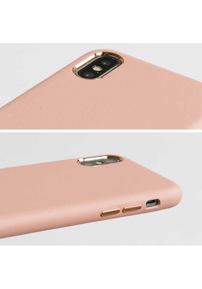 Apple Uyumlu iPhone 7 Plus Kılıf Eyzi Kadife Iç Yüzey Suni Deri Kılıf