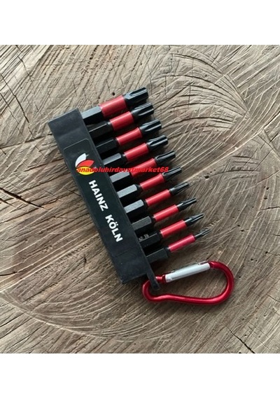 Hnz Köln Mıknatıslı Tork Uç Seti Tork Uç Takımı T6mm Den T40 Kadar 10pcs