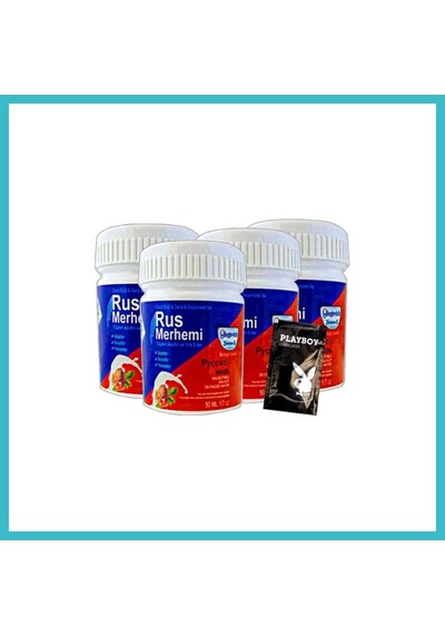Bezos Rus Merhemi Glegnid Blue Tüy Kremirus Merhemi 4 Tane X 50 Ml + Yanında Jel Dfnbez 03241162