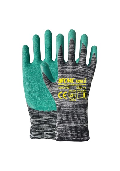Cmc 1739 Yeşil Latex Eldiven 12 Adet - 1/2