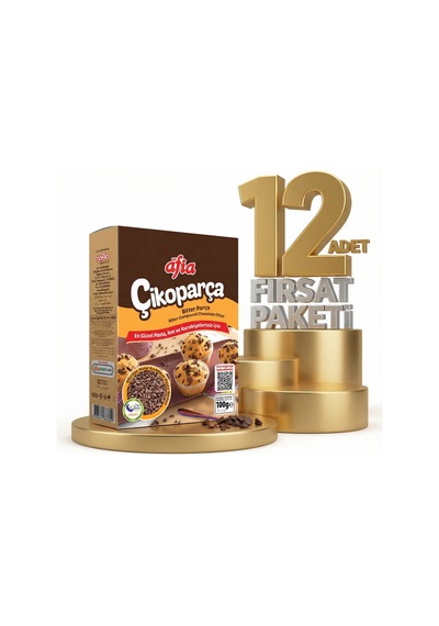 Afia Çikoparça Bitter Parça Çikolata 12x100 Gr