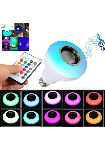 Bluetoothlu Led Lamba Lazer Disko Lamba Kumandalı Ampul