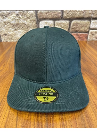 Hamze Hiphop Snapback Rapper Drip Baseball Unisex Şapka Cap Zümrüt Yeşili