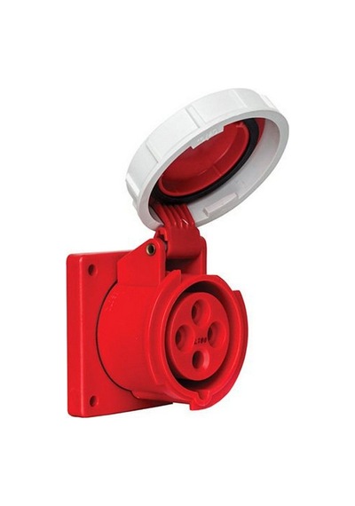 Mete Enerji 4x16a. Ip67 Makine Prizi -düz- Vidalı Bağ. 406508v