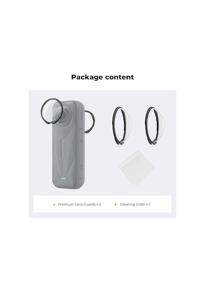 K&f Concept Insta360 X5 Için Premium Lens Koruyucu