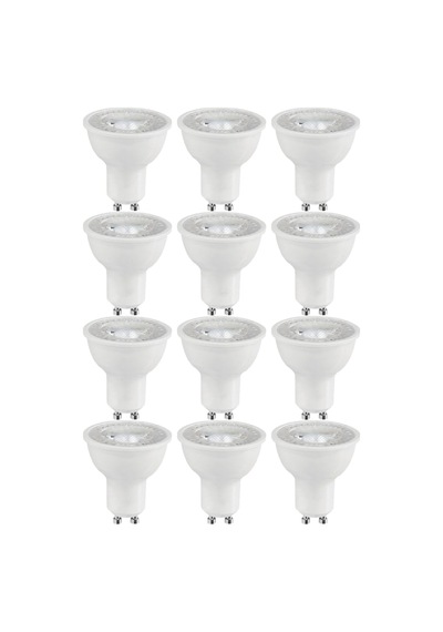 12 Adet 7 W Gün Işığı 1. Sınıf Gu10 Duy Led Ampul - 3000 Kelvin
