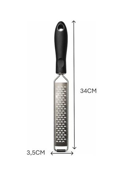 Paslanmaz Çelik Parmesan Limon Rende - Ergonomik Saplı, Bulaşık Makinesinde Yıkanabilir, Zester Rende - Limon, P Diğer
