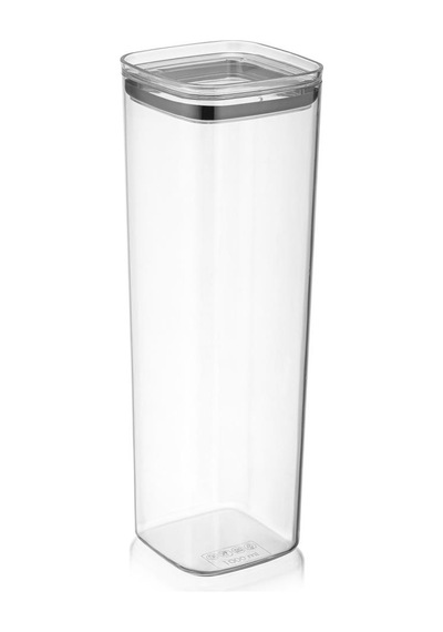 Geseus Uzun Kare Hava Geçirmez Erzak Saklama Kabı 6 Adet 3100 Ml ŞEffaf