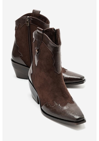 Luvishoes Luvi Shoes Loel Kahverengi Süet Kahverengi Desenli Kadın Kalın Topuklu Western Bot Kahverengi Süet Luvishoes Luvi Shoes Loel Kahverengi Süet Kahverengi Desenli Kadın Kalın Topuklu Western Bot Kahverengi Süet