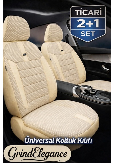 Ford Connect 2015-2019 Vira Grindelegance 2+1 Koltuk Kılıfı Bej