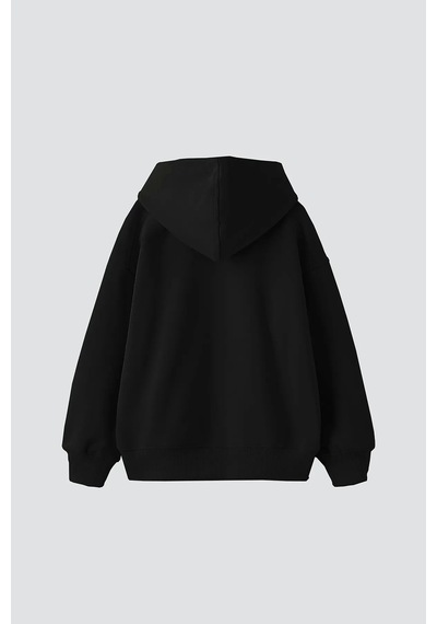 Tarzsokak Alien Smoke Baskılı Oversize Unisex Siyah