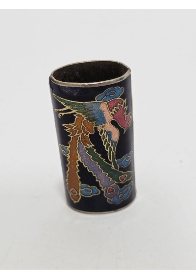Antika Cloisonne Çakmak Kılıfı 5x2,5cm 018