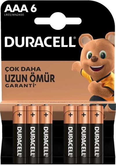 Mey İthalat 6'lı Aaa İnce Kalem Pil