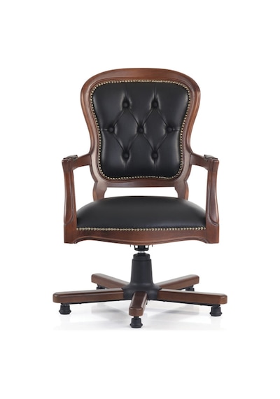 Crown Ofis Sandalyesi Koyu Ceviz