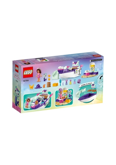 LEGO® Gabbys Dollhouse 10786 Gabby Ve Süslü Kedinin Gemisi Ve Spa 88 Parça