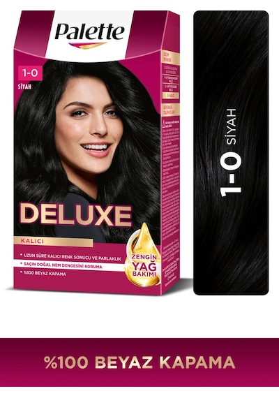 Schwarzkopf Palette Deluxe 1 - 0 Siyah Saç Boyası