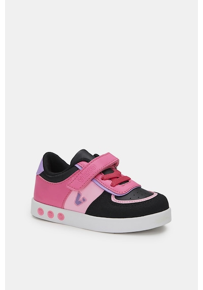 Vicco Sam Işıklı Kız Bebek Siyah/fuşya Sneaker Siyah - Fuşya