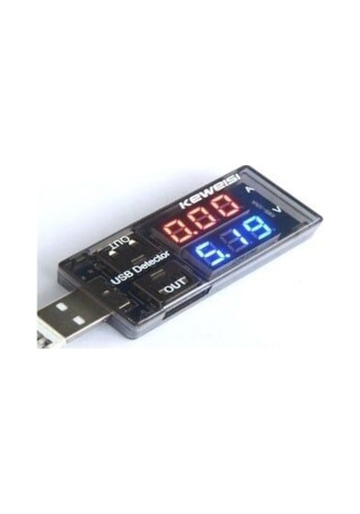 Usb Akım Ve Gerilim Test Cihazı, Volt-amp Ölçer - 2 Usb Çıkışlı