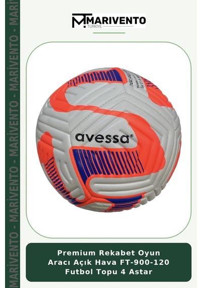 Premium Rekabet Oyun Aracı Açık Hava Ft-900-120 Futbol Topu 4 Astar Çok Renkli