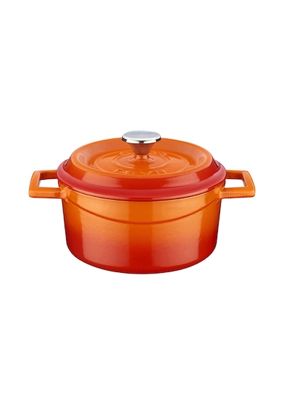 Lava Döküm Yuvarlak Tencere Trendy 14 CM