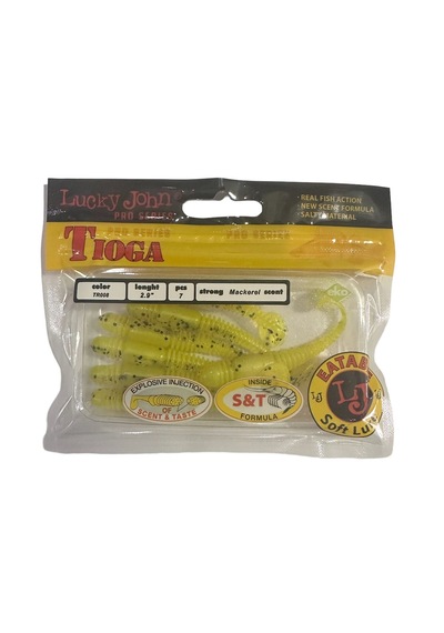 Lucky John Tioga 2.9'' 7.36 Cm 7p Silikon Yem Tr008