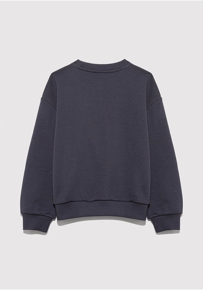 Mavi Kuromi Kömür Siyah Kız Çocuk Sweatshirt M7s10139-70087 Kömür Siyah