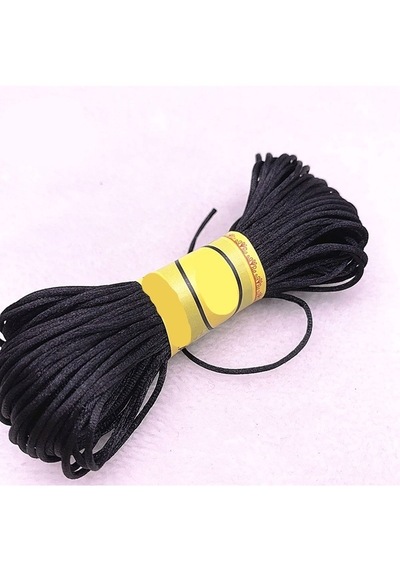 FdayAksesuar Siyah Saten Ip 1 Top 10 Metre FRDY15507