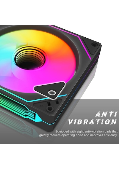 Archon Spectre Pro Rb120 Argb Pwm 4x 12cm Kasa Fan Seti 4 X 120 Mm
