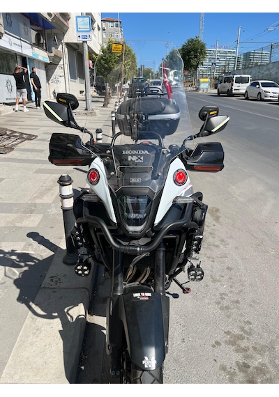 24 - 26 Honda Nx500 Uzun Ön Cam Şeffaf 58cm 4mm Zeus
