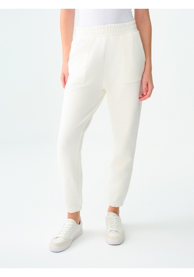 Jogger Fit Kadın Eşofman Altı Ekru