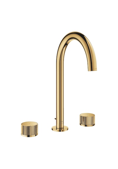 Grohe Atrio Private Collection 3 Delikli Lavabo Bataryası L-Boyut - 20595GL0 Altın