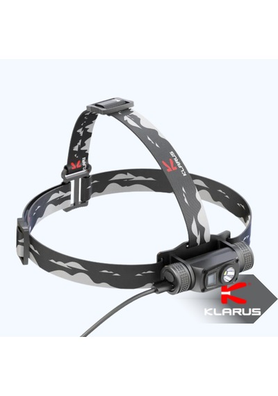 Klarus Hl1 1200 Lümen Çift Işıklı Şarj Edilebilir Profesyonel Led Kafa Lambası Siyah