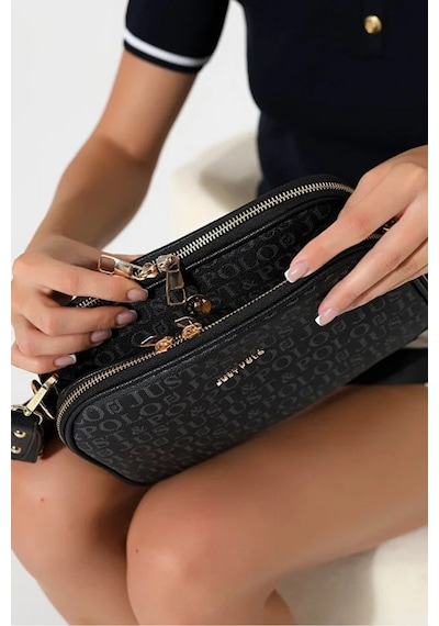 Just Polo Kadın Günlük Kullanıma Uygun Su Geçirmez Lüks Ve Şık Omuz Çantası Shoulder Bag Siyah