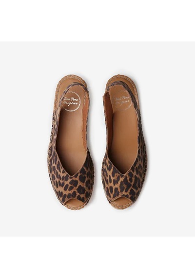 Sandalet Kadın Bernia-p Toni Pons Wedge Espadrılles In Leather Leo
