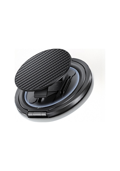 Benks L56 Magnetik Parmak Ring Stand 360 Derece Dönebilen Armorpop Kevlar Siyah-gri Siyah-gri