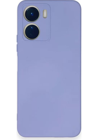 Newface Vivo Y16 Kılıf Nano İçi Kadife Silikon - Lila