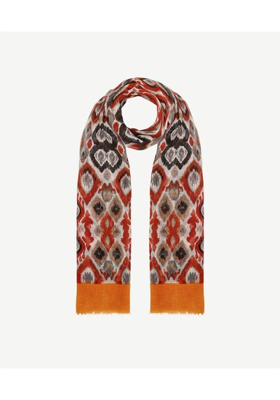 Yargıcı Geometrik Desenli Şal 26yksl1016x 320 Çok Renkli