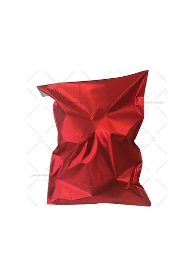 Jokey Ambalaj Mat Metalize Bantlı Kırmızı Hediye Paketi 20'li 30 x 35 CM