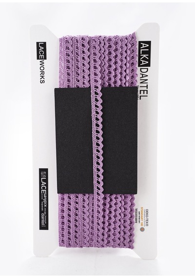 ALKA DANTEL MERSERİZE KOPANAKİ 10 METRE 636 MERSERİZE LAVANTA