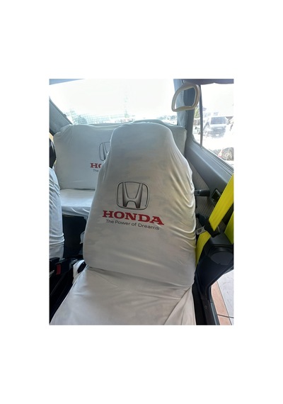 Honda Baskılı Oto Servis Kılıfı Beyaz Beyaz