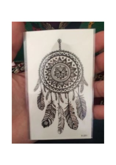 Geçici Dövme Rüya Avcısı Düş Hayal Kapanı Nazar Tüy Su Geçirmez Tattoo