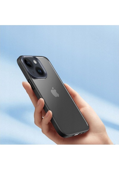 Rock Apple Uyumlu iPhone 14 Plus Guard Şeffaf Kılıf Mavi Mavi