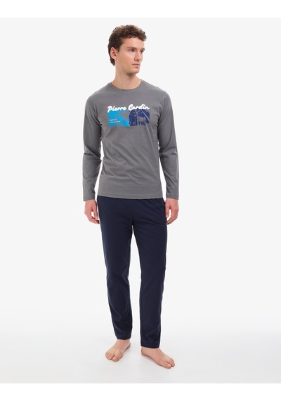 Pierre Cardin Erkek Koyu Gri Pijama Takım 50322631-vr080