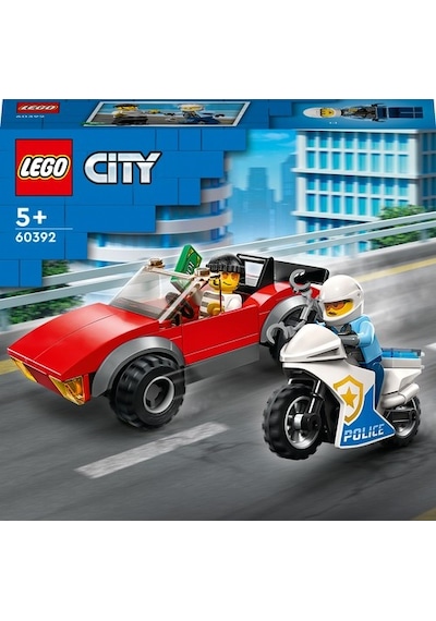 LEGO® City 60392 Polis Motosikleti Araba Takibi 59 Parça